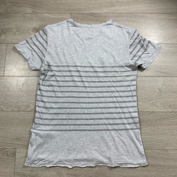 All Saints Raft SS Crew Short Sleeve Cotton T-Shirt - Picture 3 of 9